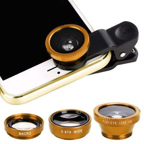 Kit de Lentes para Celular 3 en 1: Gran Angular, Macro y Ojo de Pez - Image 13