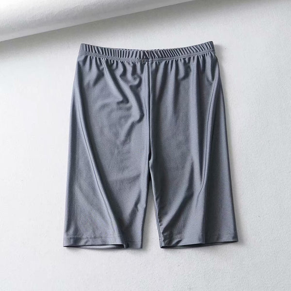 Shorts de Ciclista Cortos en Algodón Negro