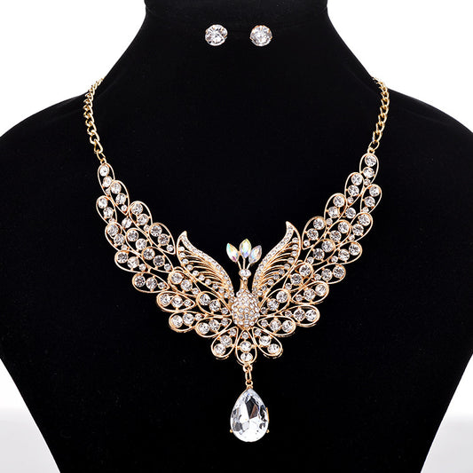 Conjunto de Collar con Dije de Gota de Agua - Image 2