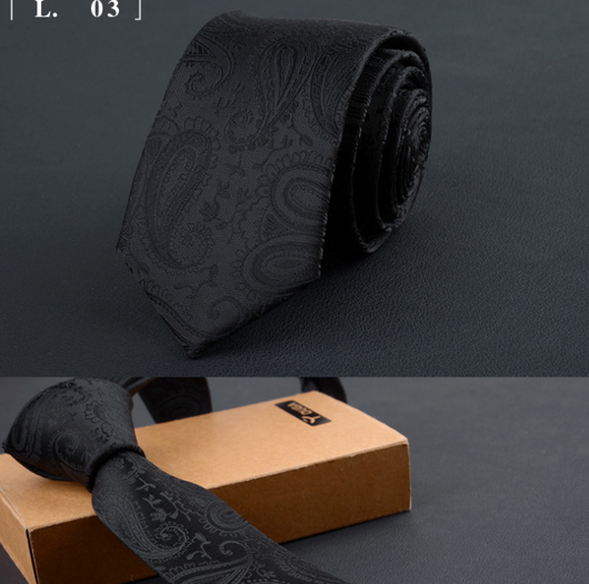 Corbata Ejecutiva Premium 8cm - Diseño Clásico Negro, Rojo y Azul - Image 12