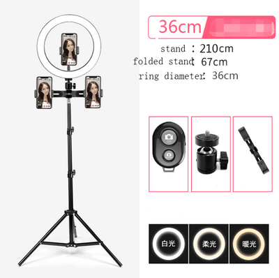 Aro de Luz LED para Transmisiones en Vivo y Selfies