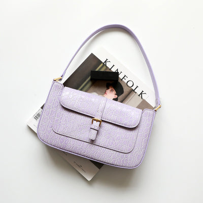 Bolso Bandolera Baguette - Elegancia Minimalista - Image 10