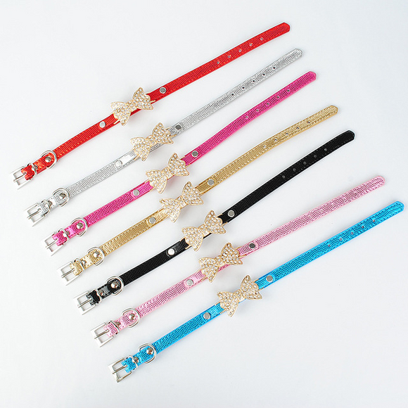 Collar para Perro con Pedrería Brillante