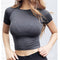 Top Crop Jacquard Sin Costuras