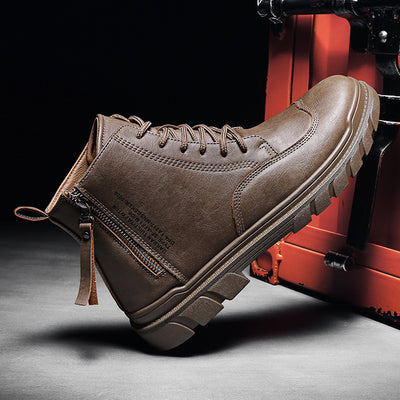 Botas Militares Altas Estilo Británico para Hombre - Image 2