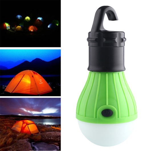 Lámpara LED Portátil para Camping con Gancho - Linterna 3LED para Pesca y Exterior