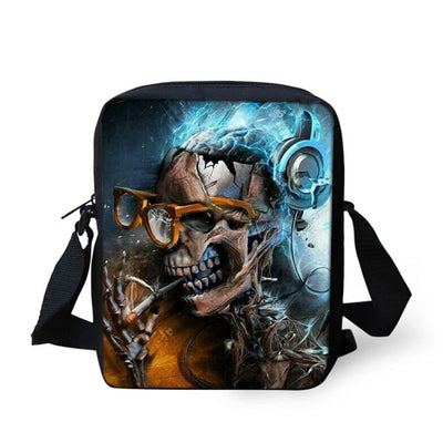 Bolsa Mensajera Infantil Estilo Calavera Urbano - Image 6