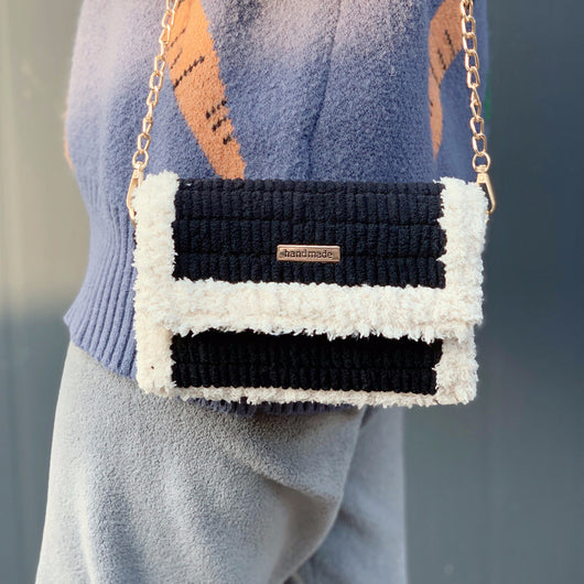 Bolso de Lana Elegante Estilo Iceberg para Mujer - Image 3