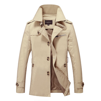 Chaqueta Cortavientos Lavada Estilo Coreano para Hombre - Image 7