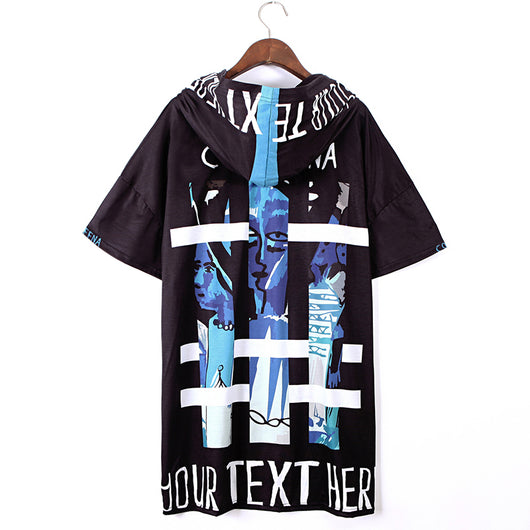 Falda Camiseta Hip-hop Personalizada Talla Grande - Image 5