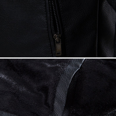 Chaqueta de Cuero para Motociclista - Diseño Slim Juvenil Hombre - Image 8