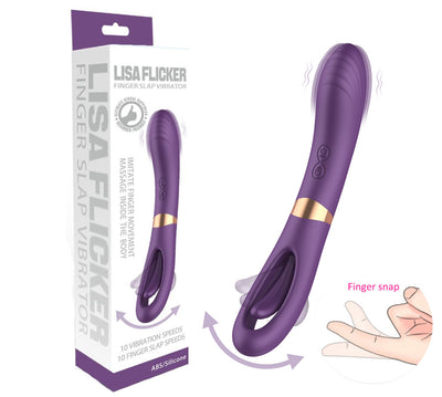 Masajeador Íntimo Vibrador con Función de Lengüeta y Tapping - Image 2