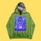 Sudadera Esencial con Diseño Steam Wave
