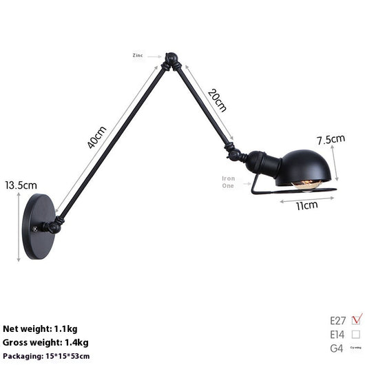 Lámpara LED de Pared Articulada para Estudio y Dormitorio - Image 36