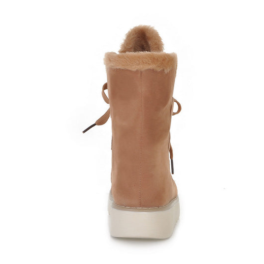 Botas Cálidas para Nieve con Cordones - Botines Impermeables - Image 7