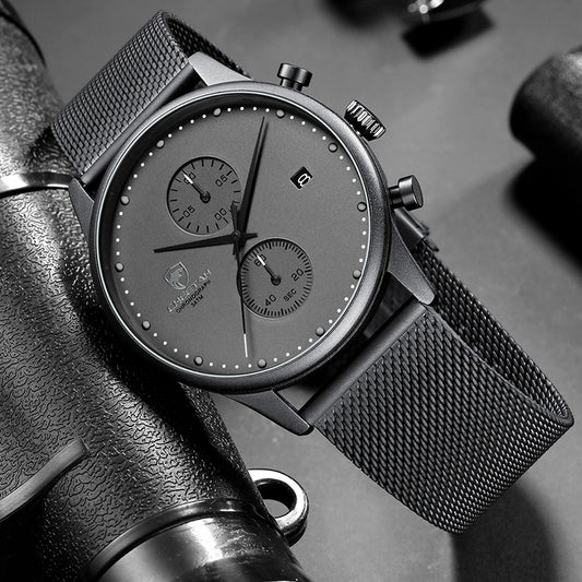 Reloj Empresarial CHEETAH para Hombre - Acero Inoxidable Resistente al Agua
