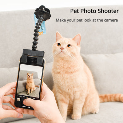 Soporte de Cámara para Mascotas - Clip Selfie para Fotos Perfectas de Perros y Gatos