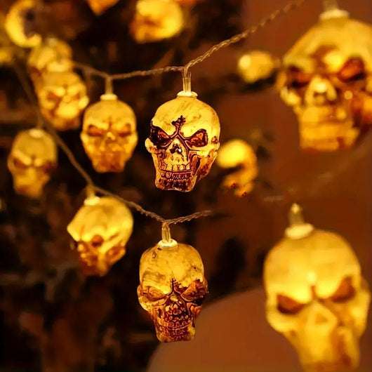 Luces LED Decorativas Temáticas Halloween, Fantasmas, Calaveras y Calabazas - Image 10