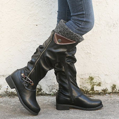 Botas de Tacón Bajo y Punta Redonda - Image 3