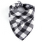 Black and white plaid