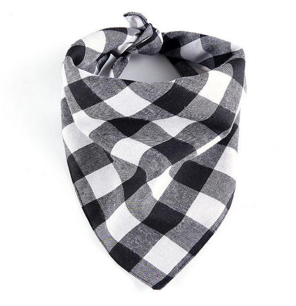 Pañuelo Triangular Cuadros para Perro - Babero Absorbente y Accesorio de Moda - Image 4