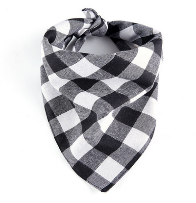 Pañuelo Triangular Cuadros para Perro - Babero Absorbente y Accesorio de Moda - Image 4