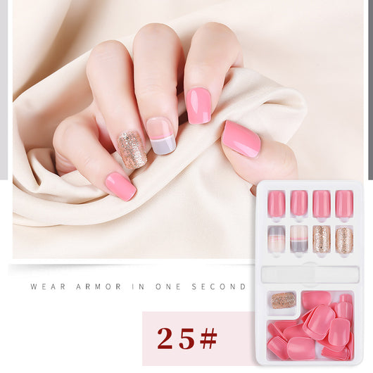 Set de 30 Uñas Postizas Desprendibles - Cobertura Completa para Decoración - Image 51