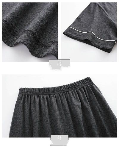 Conjunto de Pijama Corto para Hombre - Ropa Cómoda Casual - Image 4
