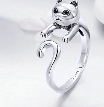 Anillo de Gato Travieso - Diseño Lindo y Ajustable - Image 2