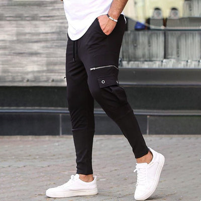 Pantalones rectos de algodón puro