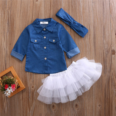 Falda Tutú de Tres Piezas para Niña - Image 11