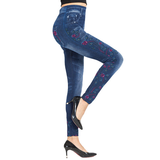 Pantalón Cropped de Algodón Talle Alto - Image 4