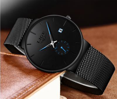 Reloj Deportivo de Malla Metálica con Movimiento de Cuarzo - Image 2