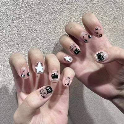 Uñas Postizas Cat Eye Rubor - Parches de Manicura Lista para Usar - Image 54
