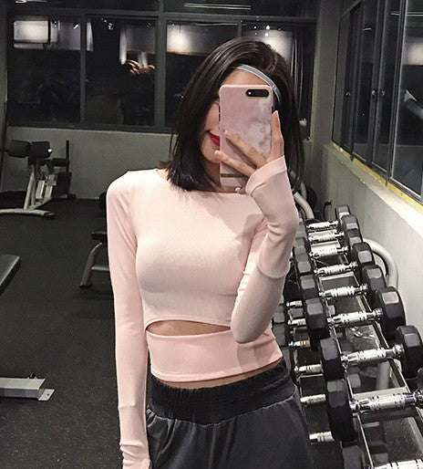 Playera Deportiva Ajustada de Manga Larga para Mujer - Yoga y Fitness - Image 5
