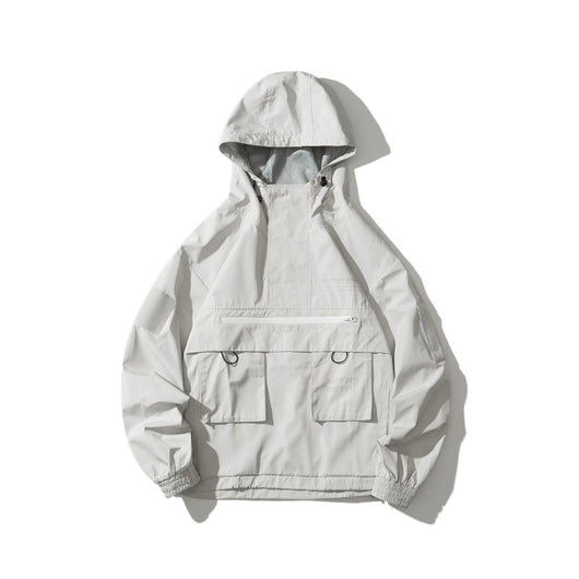 Chaqueta Casual con Capucha y Detalles de Trabajo - Image 8