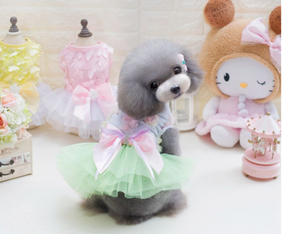 Vestido Tutú Princesa para Perro - Malla Transpirable Primavera Verano - Image 6
