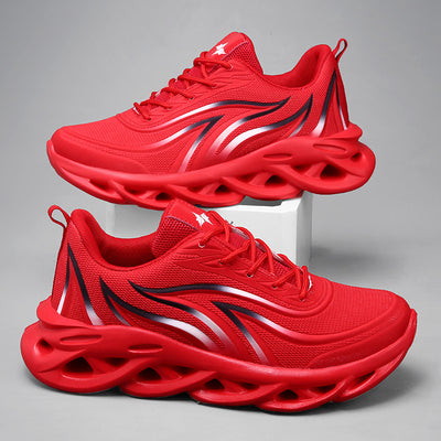 Zapatillas Deportivas para Hombre Malla Transpirable Rojo Coco - Image 6