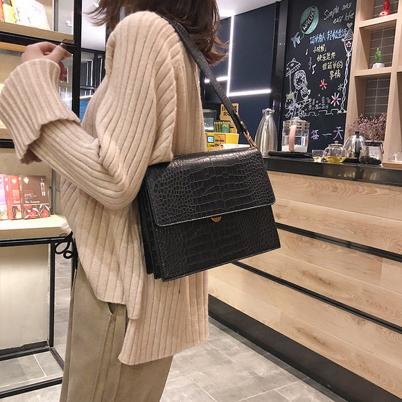 Bolso Tote de Cuero PU para Mujer - Bolsa Elegante de Hombro