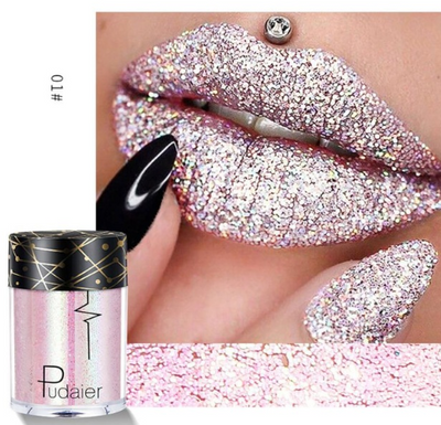 Paleta de Sombras Shimmer Pudaier 3.5G - Maquillaje Profesional con Acabado Mate y Brillante - Image 2
