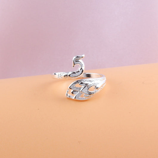 Anillo Vintage con Gancho de Línea Doble - Image 3