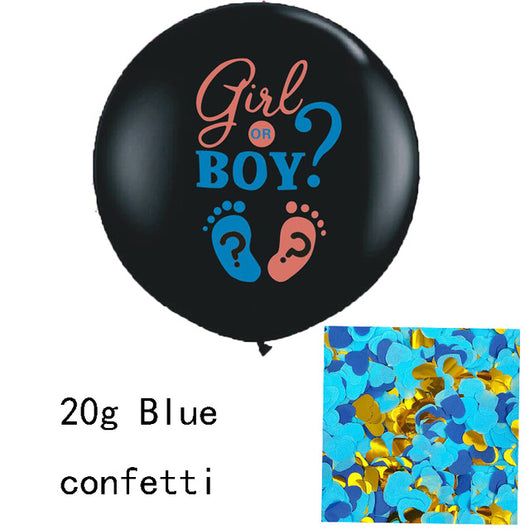 Globo Gigante 36 Pulgadas Niño o Niña - Látex Negro Premium - Image 8
