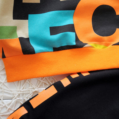 Conjunto Infantil Primavera Niño y Niña - Sudadera Estampado Caricatura - Image 3