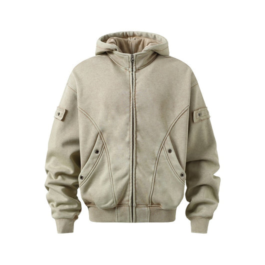 Sudadera Deportiva Vintage Americana con Capucha y Forro Polar - Image 14