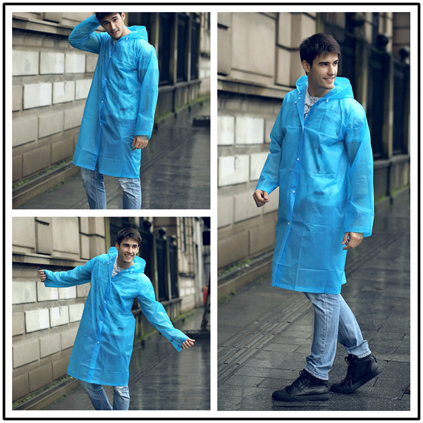 Impermeable Transparente Cortavientos - Abrigo de Lluvia Moderno 7 Colores - Image 8