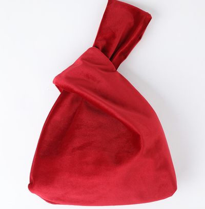 Bolso de Mano Seda Satinada con Nudo - Image 17