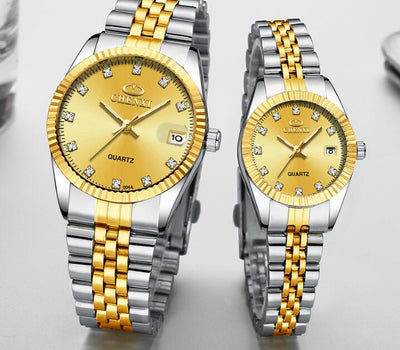 Reloj para Hombre Dorado de Pareja - Image 10