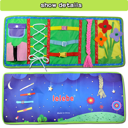 Libro de Tela Sensorial para Bebé Niña
