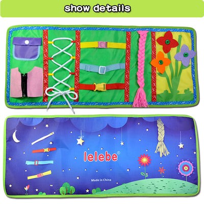 Libro de Tela Sensorial para Bebé Niña