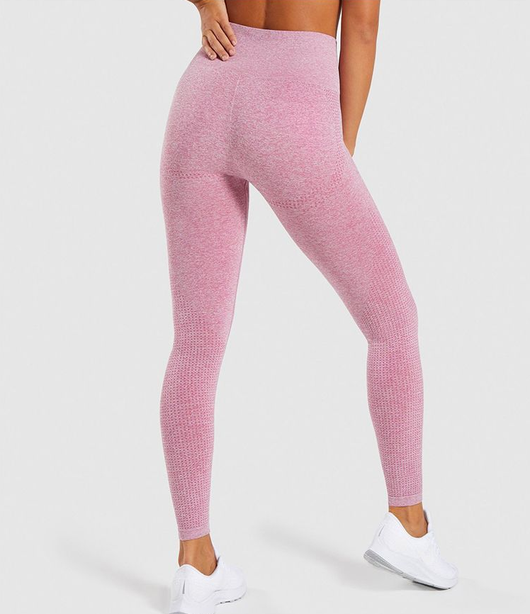 Pantalones Deportivos Cintura Alta Sin Costuras con Levantamiento Push-up para Yoga y Running - Image 10